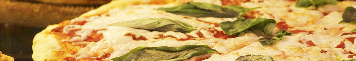 Eating Italian Pizza at Marinella Italian Restaurant restaurant in Glen Ellyn, IL.